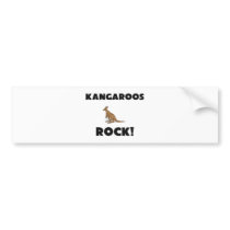 Kangaroos Rock bumper stickers