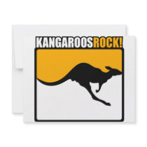 Kangaroos Rock! invitations