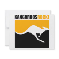 Kangaroos Rock! invitations