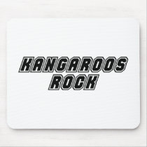 Kangaroos Rock mousepads