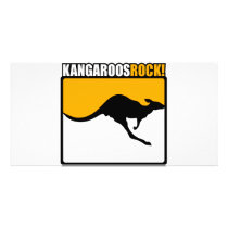 Kangaroos Rock! photo cards by designs_that_rock Kangaroos Rock! photo cards