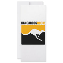 Kangaroos Rock! rack cards
