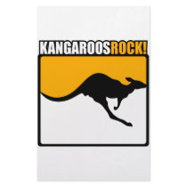 Kangaroos Rock! stationery