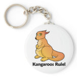 Kangaroos Rule! Key Chain