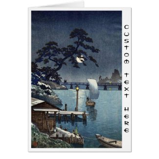 Kangetsu Bridge, Shimonoseki on Early Autumn Cards