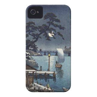 Kangetsu Bridge, Shimonoseki on Early Autumn iPhone 4 Case-Mate Cases