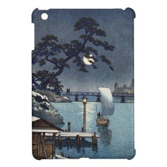 Kangetsu Bridge, Shimonoseki on Early Autumn iPad Mini Covers