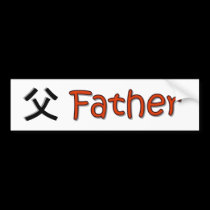 Kangi Father Bumper Sticker bumper stickers