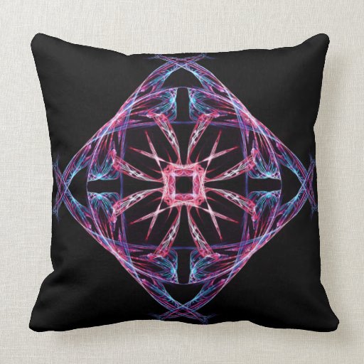 "Kanji"  - Abstract Geometric Pattern Art Pillows
