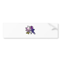 kanji art rescue bumper stickers