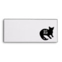 Kanji Cat black envelopes