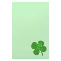 Kanji Clover Stationery Design
