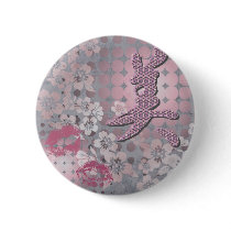 Kanji Design Beauty Botton buttons