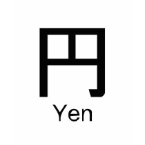 Kanji for yen