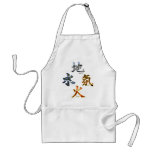 Kanji: Four Elements - Apron #2