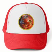 Kanji: Four Elements - Hat #1 by bontondesigns Kanji: Four Elements - Hat #1