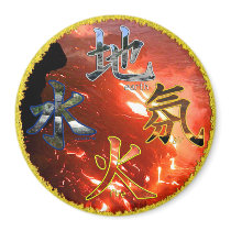 Kanji: Four Elements - Magnet #2 by bontondesigns Kanji: Four Elements - Magnet #2