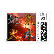 Kanji: Four Elements - Postage #2 postage