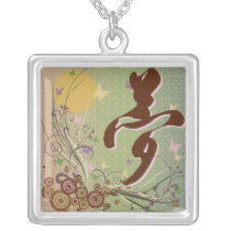 Kanji Illustration Design Dream Necklace