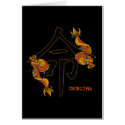 Kanji Koi Fish Destiny cards by BuddhaGifts Kanji Koi Fish Destiny cards