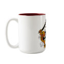 Kanji Koi Fish Destiny mugs by BuddhaGifts Kanji Koi Fish Destiny mugs