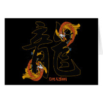 Kanji Koi Fish Dragon cards by BuddhaGifts Kanji Koi Fish Dragon cards