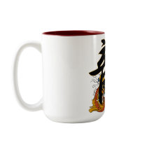 Kanji Koi Fish Dragon mugs