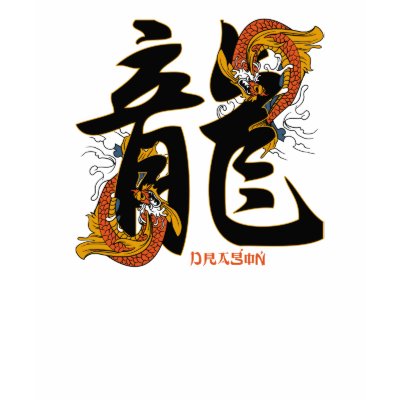 Koi Fish Dragon Tattoo Meaning. Kanji Koi Fish Dragon T-shirts by BuddhaGifts. Kanji means Chinese letter or character and are ideographs meaning that the whole character conveys a meaning