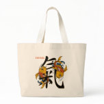Kanji Koi Fish Energy Tote Bags