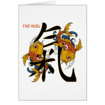 Kanji Koi Fish Energy cards by BuddhaGifts Kanji Koi Fish Energy cards