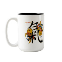 Kanji Koi Fish Energy mugs