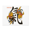 Kanji Koi Fish Energy postcards