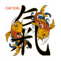 Kanji Koi Fish Energy t-shirts