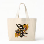 Kanji Koi Fish Love Canvas Bags