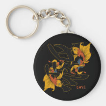 Kanji Koi Fish Love Keychain