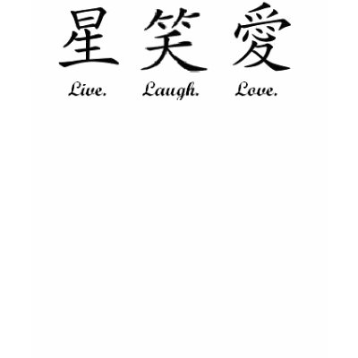 kanji live laugh love ladies argyle V-neck (fitted Tshirt by The_Body_Shoppe