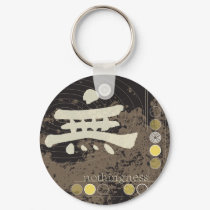 Kanji, Nothingness Design Keychain by Yoshika Kanji, Nothingness Design Keychain