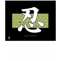 Kanji - Patience t-shirts