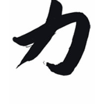 kanji (strength) ladies hoody twofer long sleeve t-shirts