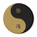 Kanji Yin Yang magnets