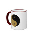 Kanji Yin Yang mugs