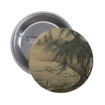 Kano Masanobu - Appreciating Lotuses Button