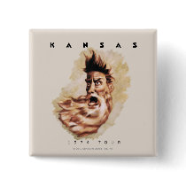 KANSAS - 1974 Tour Pinback Buttons