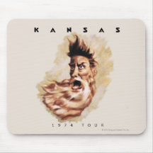 KANSAS - 1974 Tour Mouse Pad