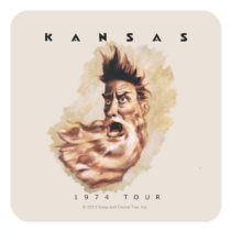 KANSAS - 1974 Tour Stickers