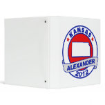 Kansas Alexander 3 Ring Binders