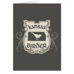 Kansas Birder Shield Note Card