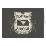 Kansas Birder Shield Note Card