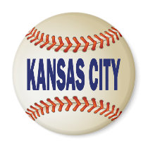 KANSAS CITY BASEBALL FRIDGE MAGNETS