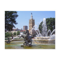 Kansas City, Missouri Plaza Fountain postcards